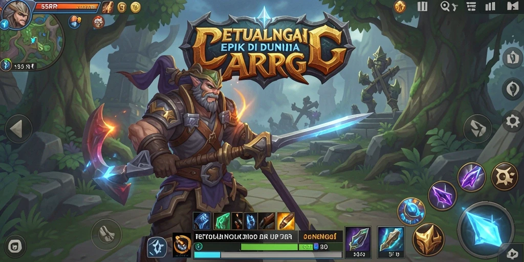 Tangkapan layar menampilkan aksi seru dalam gameplay ARPG.