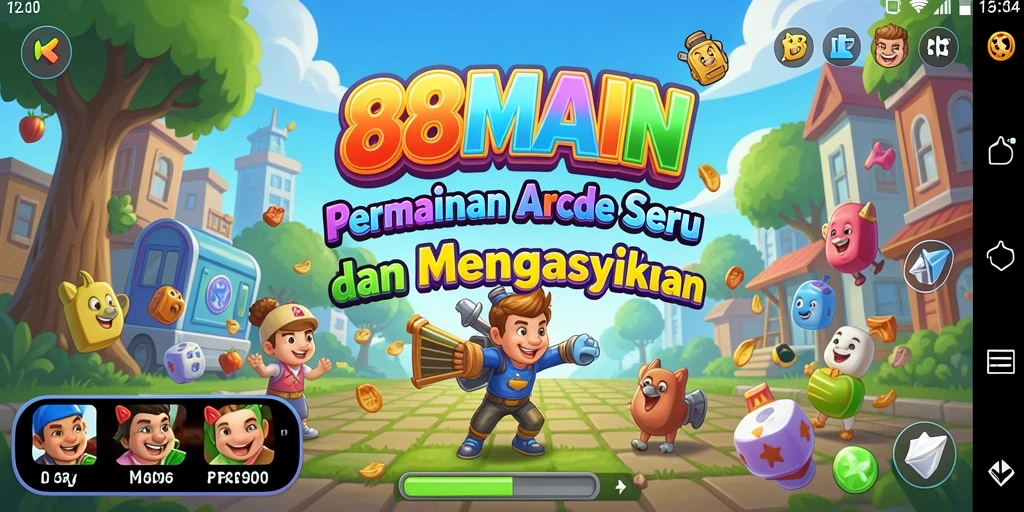 Tangkapan layar 88MAIN menunjukkan aksi seru gameplay Arcade.