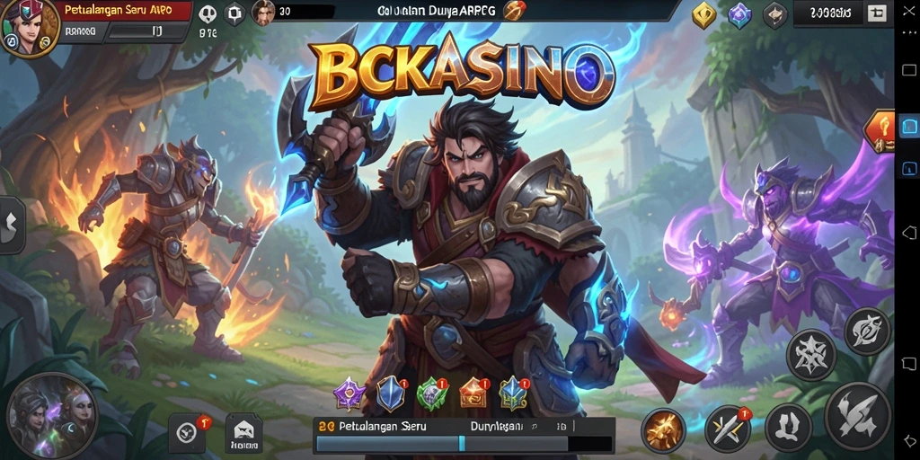 Tangkapan layar gameplay BCKASINO yang mengasyikkan dengan pertempuran seru.