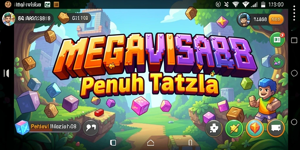 Tangkapan layar utama gameplay MEGAVISA88 yang menunjukkan tantangan Puzzle.