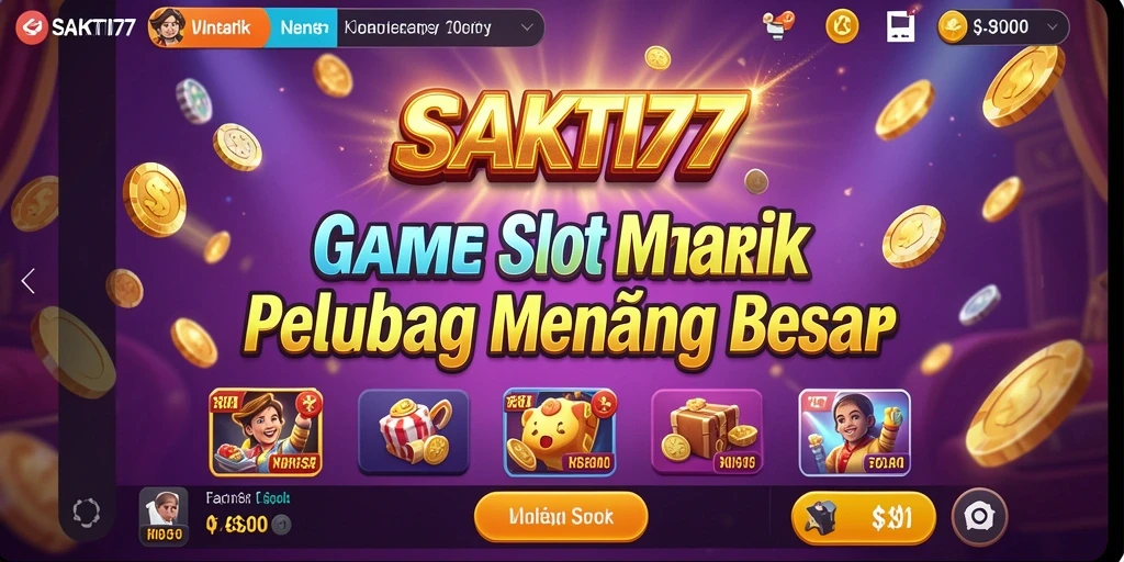 Tangkapan layar SAKTI77 menampilkan gameplay Slot yang menyenangkan dan mengasyikkan.